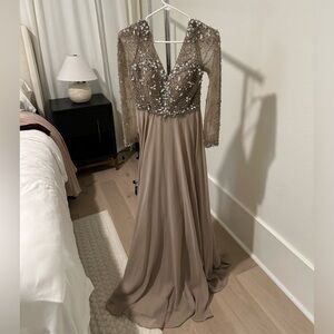 Taupe dress